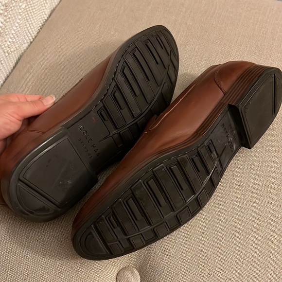 Cole Haan caramel leather loafers slip-on dress shoes